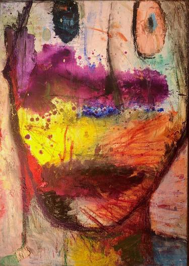 Original Abstract Expressionism Portrait Paintings by Fran Lea
