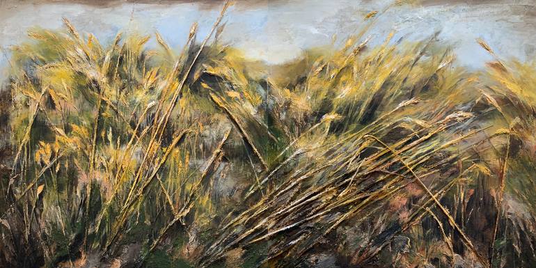 Print of Abstract Landscape Painting by Helen Abbas