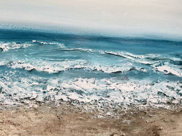 Original Abstract Seascape Painting by Ally Toye