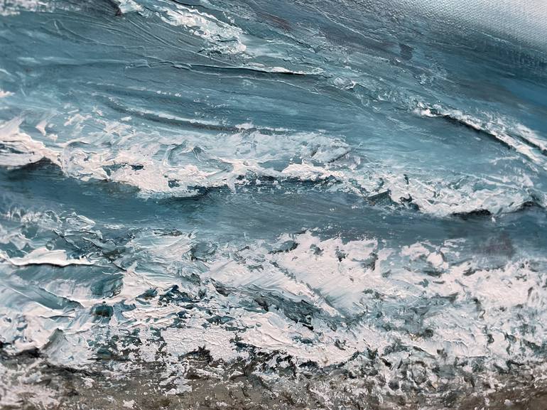 Original Abstract Seascape Painting by Ally Toye