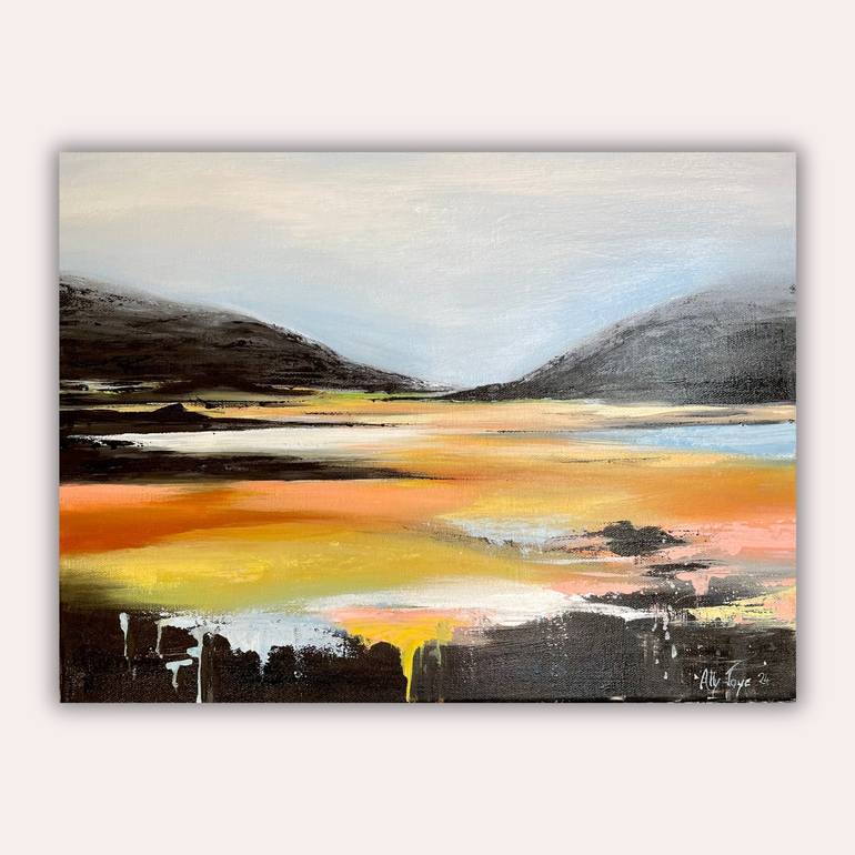 Original Abstract Landscape Painting by Ally Toye