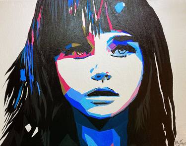 Original Abstract Portrait Paintings by Ally Toye