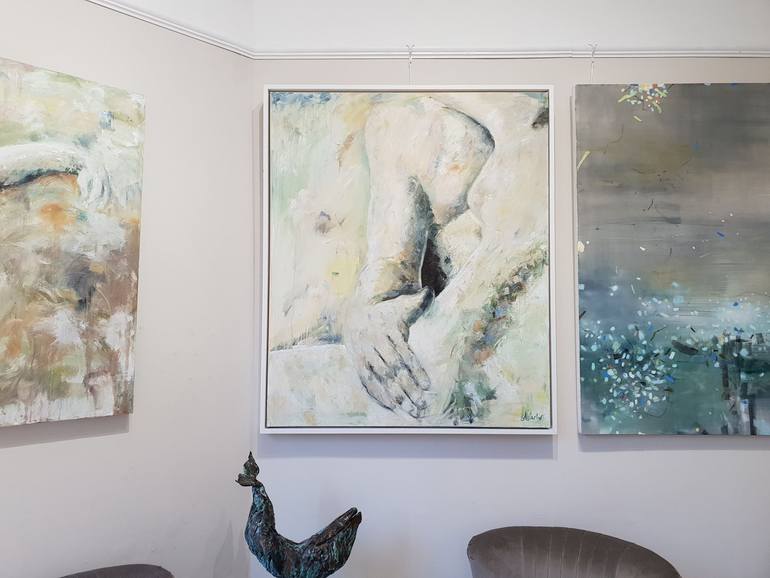 Original Abstract Nude Painting by Anna Carter