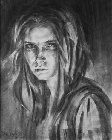 Print of Portrait Drawings by Irina Inozemtseva-Lopes