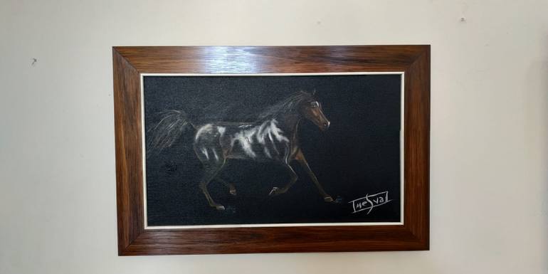 Original Art Deco Animal Painting by Inés Vaz