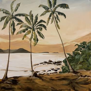 Original Seascape Painting by Vynka Hallam