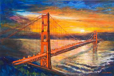 Golden Gate Bridge Sunset thumb