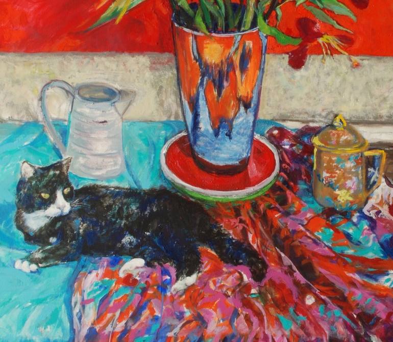 Original Contemporary Still Life Painting by Patricia Clements