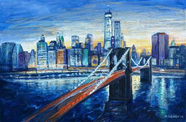 Original Cities Paintings by Patricia Clements