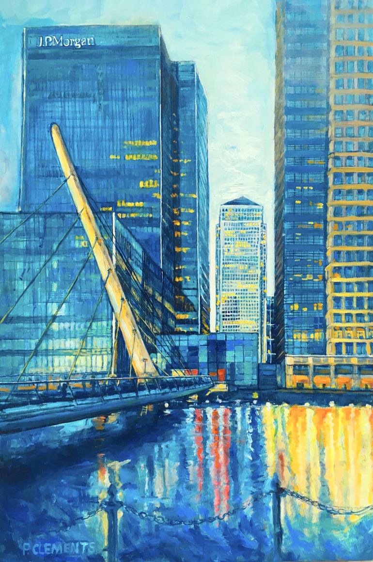 Print of Impressionism Architecture Paintings by Patricia Clements