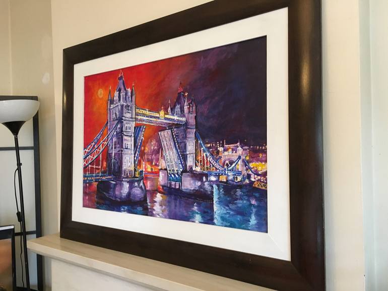 Original Cities Painting by Patricia Clements