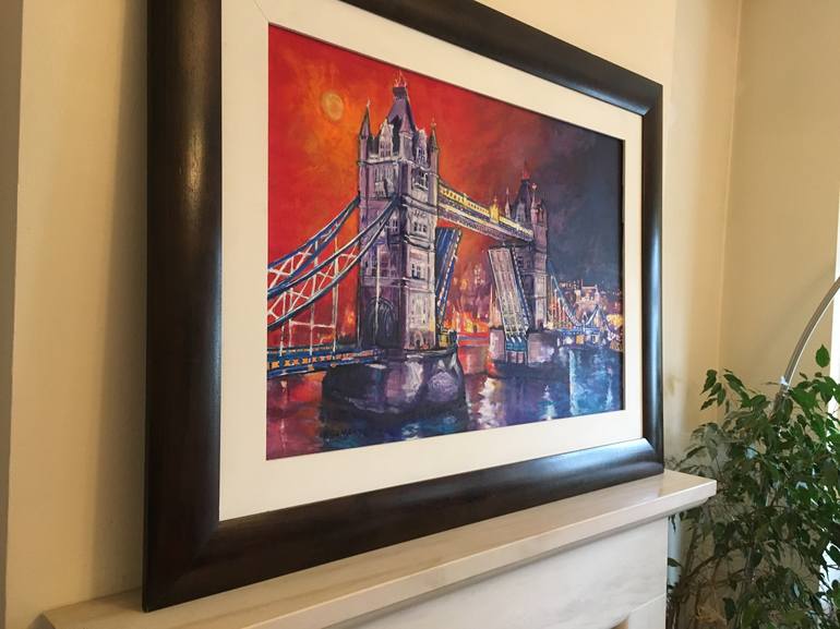 Original Cities Painting by Patricia Clements
