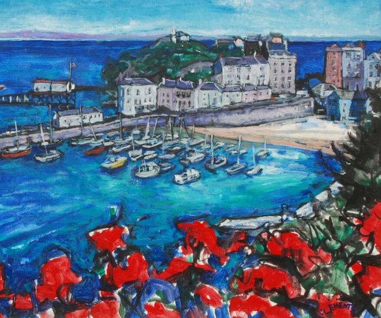 Original Figurative Seascape Painting by Patricia Clements