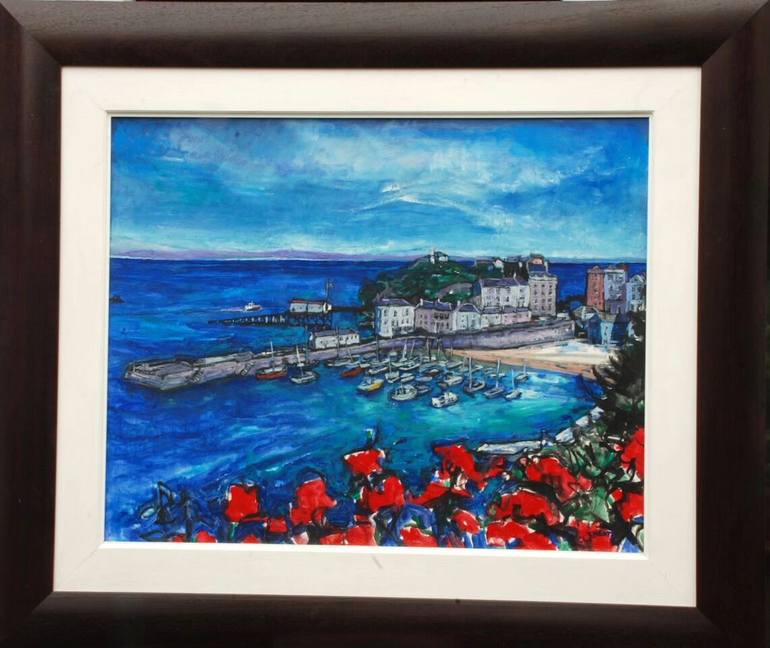 Original Figurative Seascape Painting by Patricia Clements