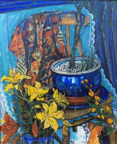 Original Figurative Still Life Paintings by Patricia Clements