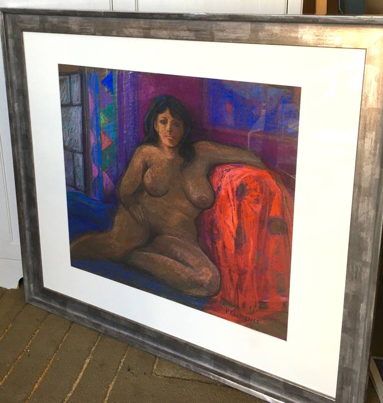 Original Nude Drawing by Patricia Clements