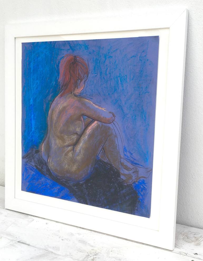 Original Figurative Nude Drawing by Patricia Clements