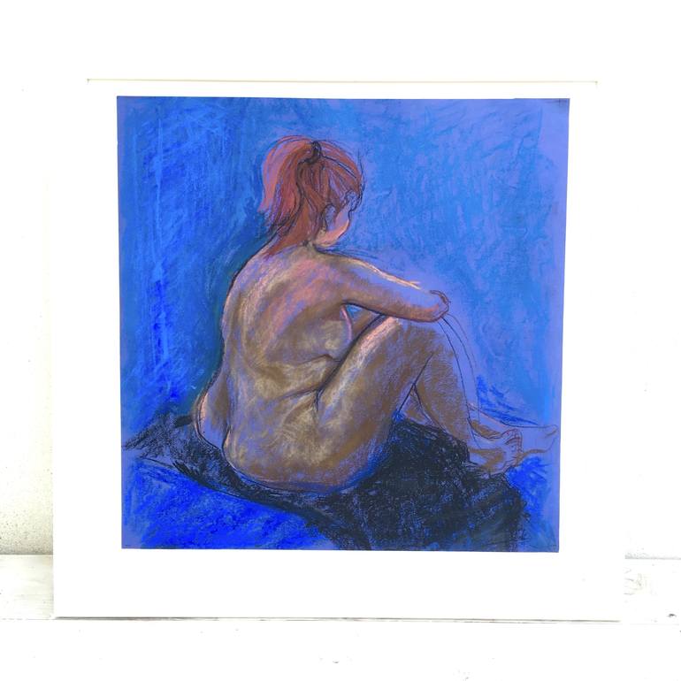 Original Nude Drawing by Patricia Clements