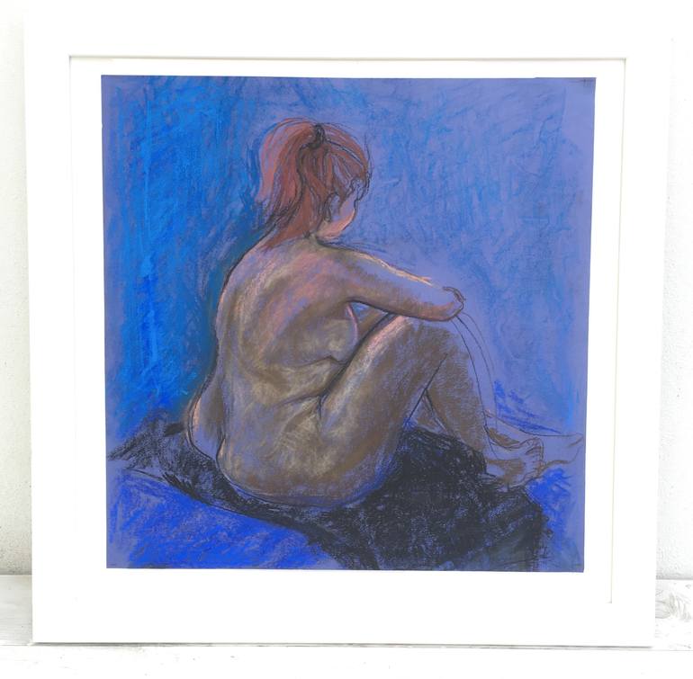 Original Figurative Nude Drawing by Patricia Clements