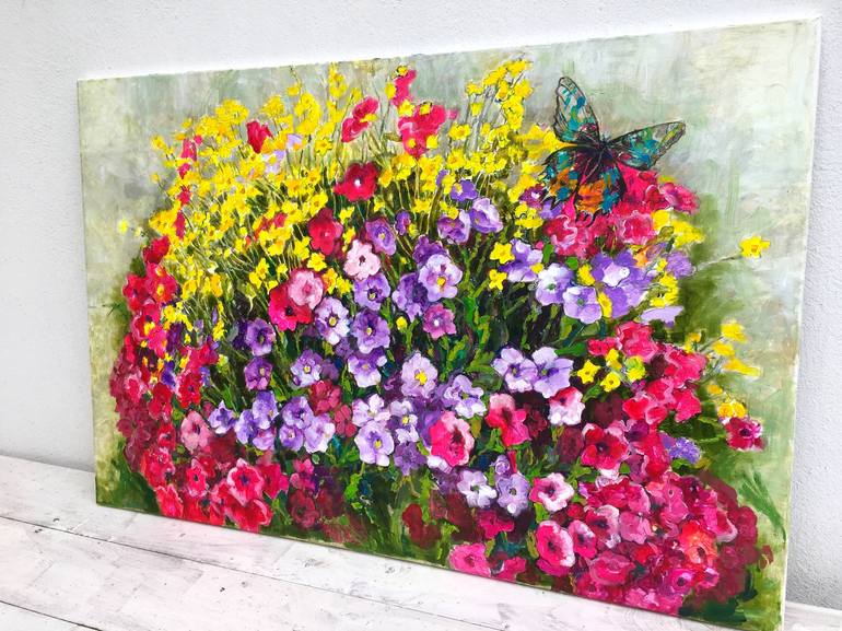 Original Floral Painting by Patricia Clements