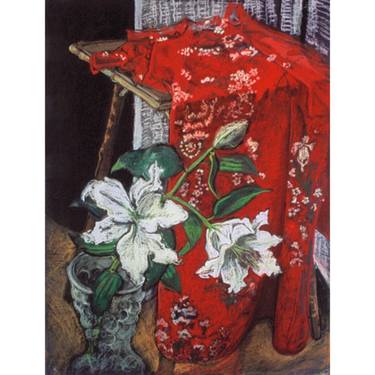 Kimono and Lillies III thumb