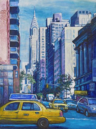 Print of Cities Paintings by Patricia Clements