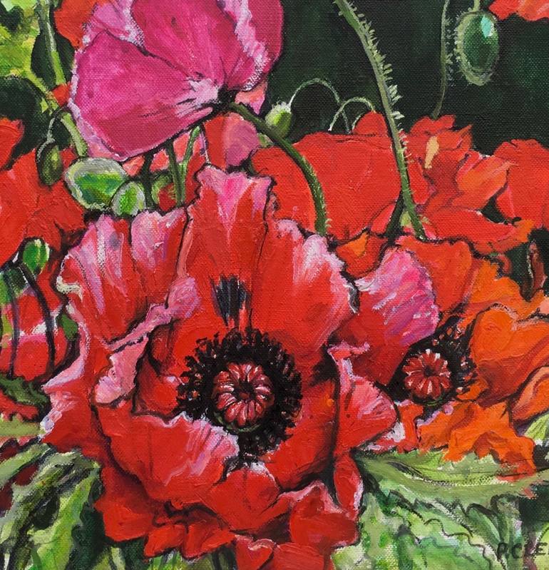 Original Floral Painting by Patricia Clements