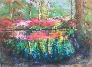 Print of Impressionism Landscape Drawings by Patricia Clements