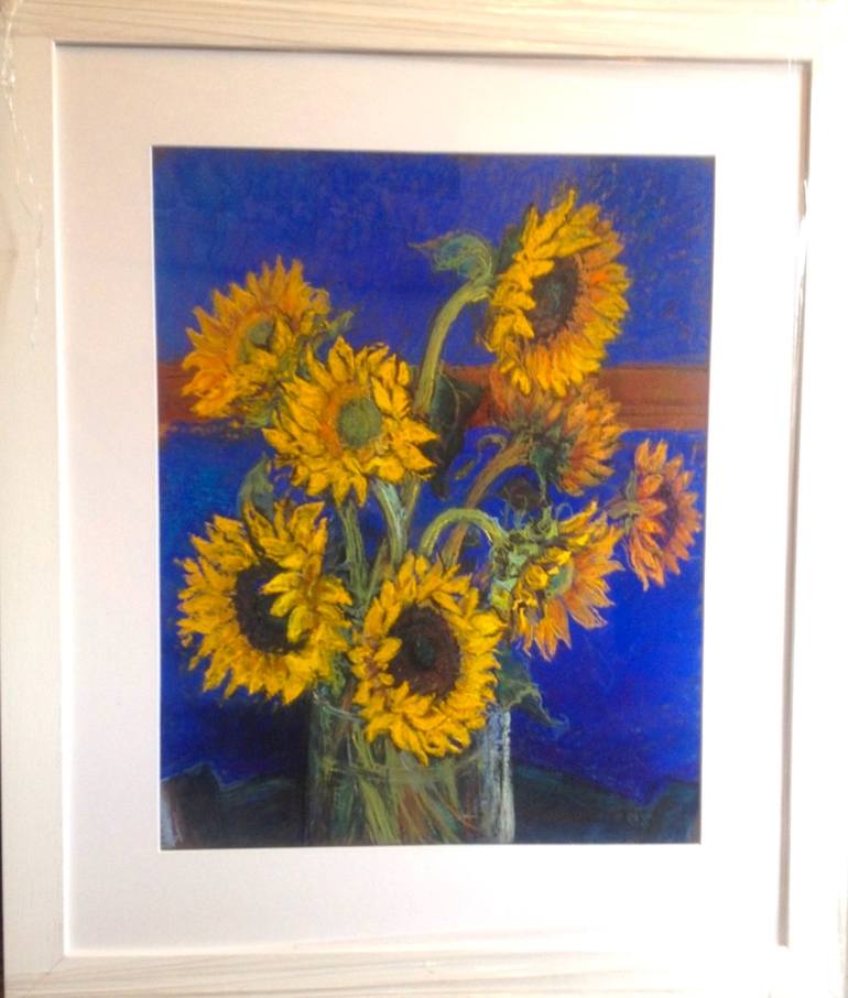 Original Floral Drawing by Patricia Clements