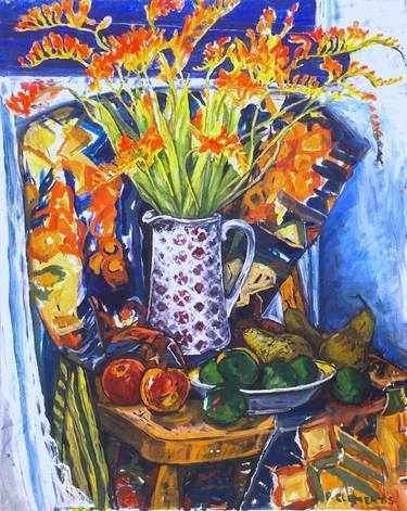 Original Impressionism Still Life Paintings by Patricia Clements