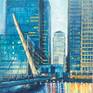 showing detail of Canary Wharf
