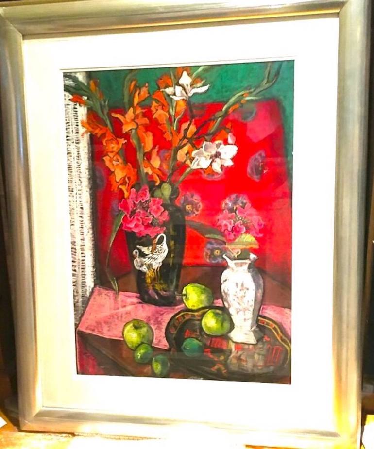 Original Still Life Drawing by Patricia Clements
