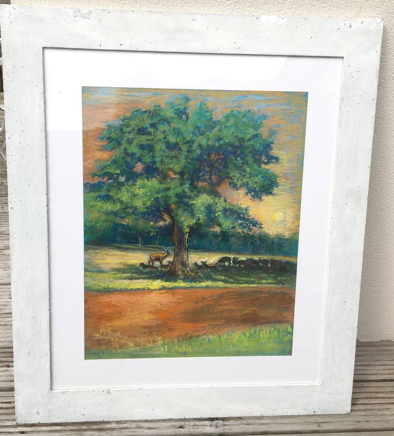 Original Landscape Drawing by Patricia Clements