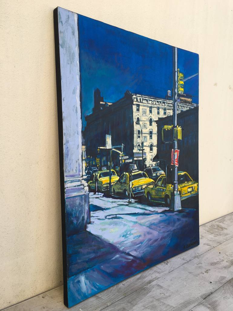 Original Impressionism Cities Painting by Patricia Clements