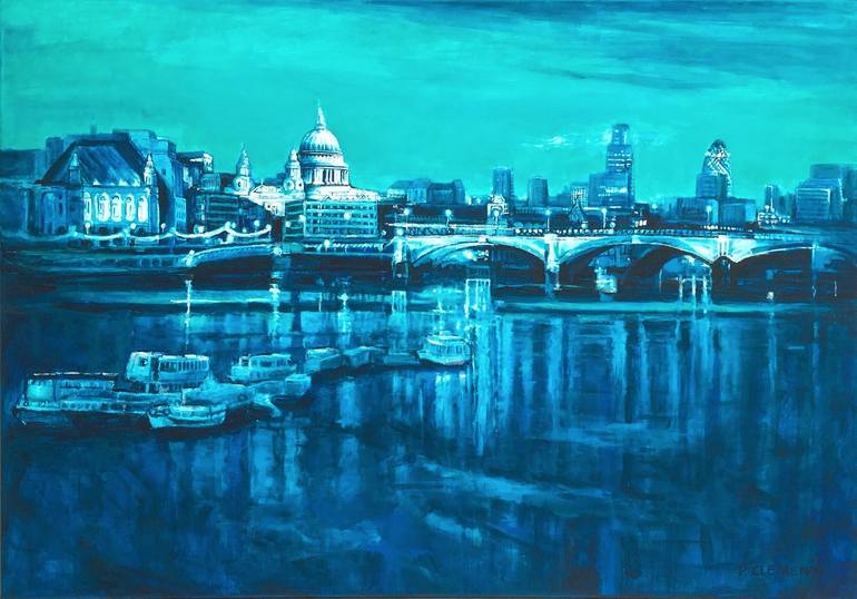 Print of Impressionism Cities Paintings by Patricia Clements