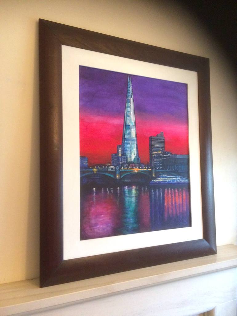 Original Impressionism Cities Painting by Patricia Clements