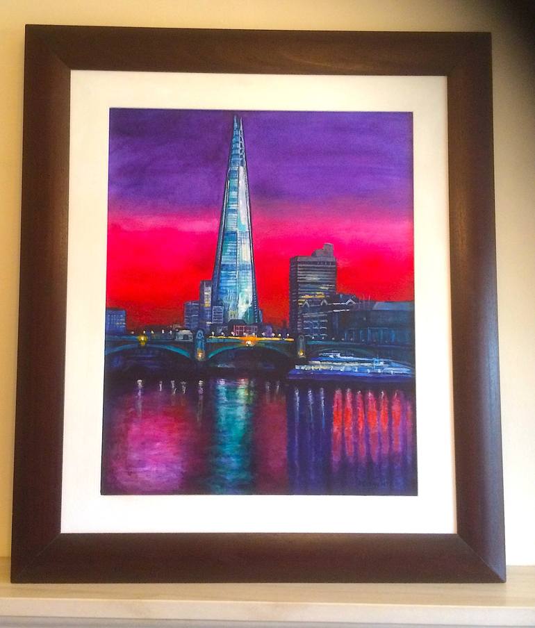 Original Impressionism Cities Painting by Patricia Clements