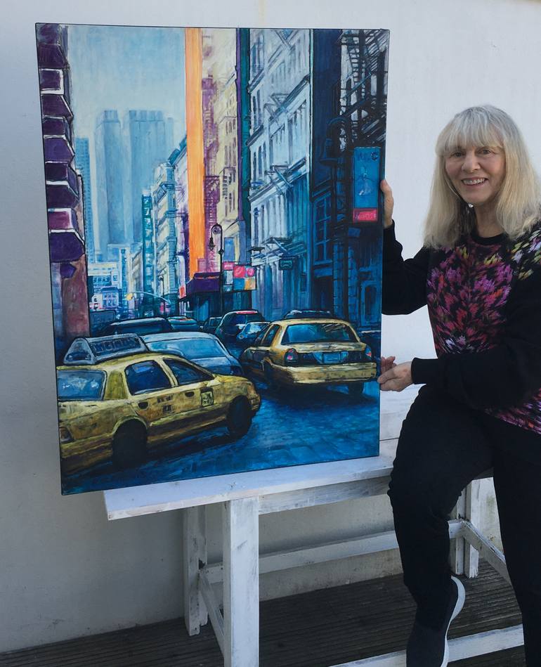Original Impressionism Cities Painting by Patricia Clements