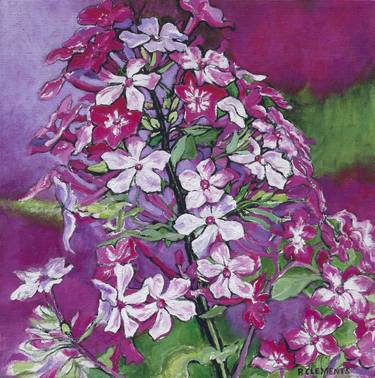 Original Impressionism Floral Paintings by Patricia Clements