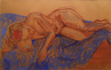 Original Impressionism Nude Drawings by Patricia Clements