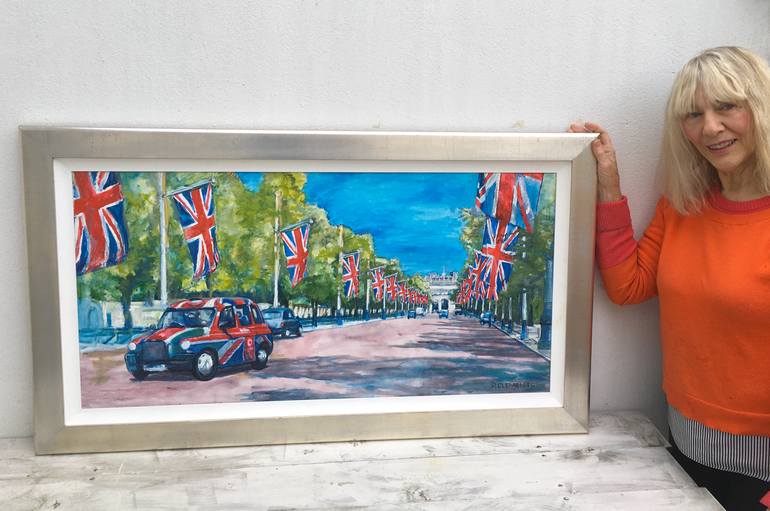 Original Impressionism Cities Painting by Patricia Clements