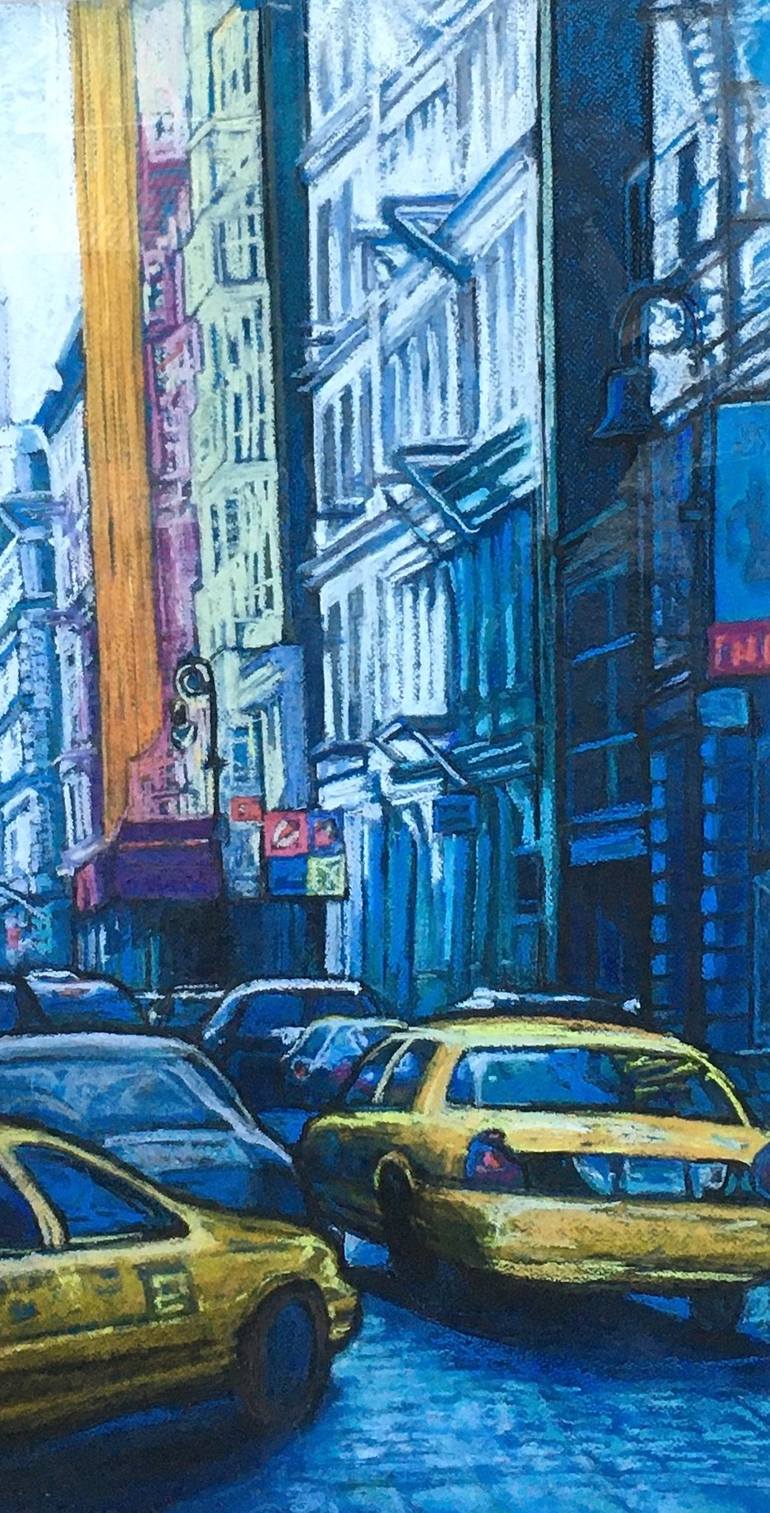 Original Impressionism Cities Drawing by Patricia Clements