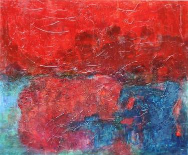 Original Abstract Painting by Liza Miseikyte