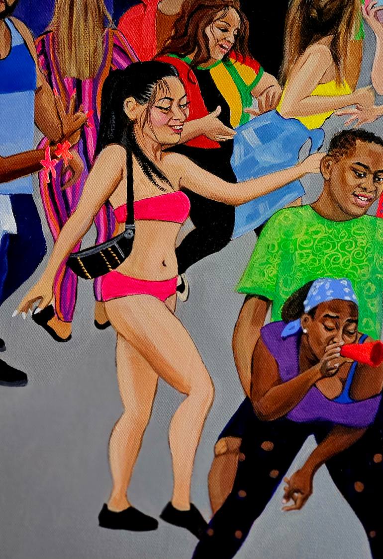 Original Contemporary People Painting by Arabella Yapp