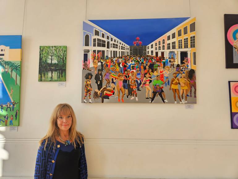 Original Contemporary People Painting by Arabella Yapp