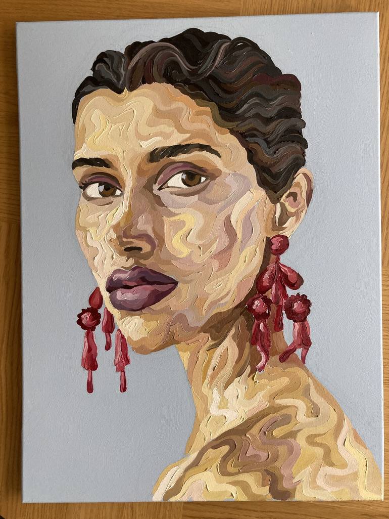 Original Contemporary Portrait Painting by Katie McGowan