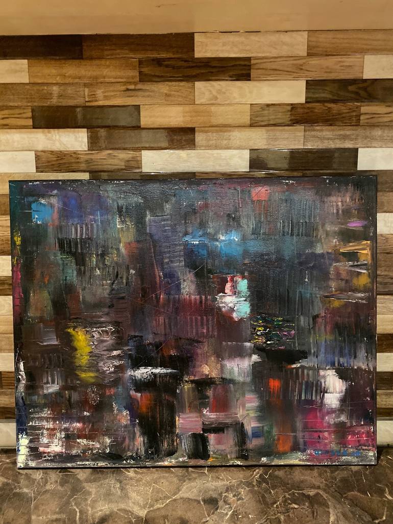 Original Modernism Abstract Painting by Armen Oganyan