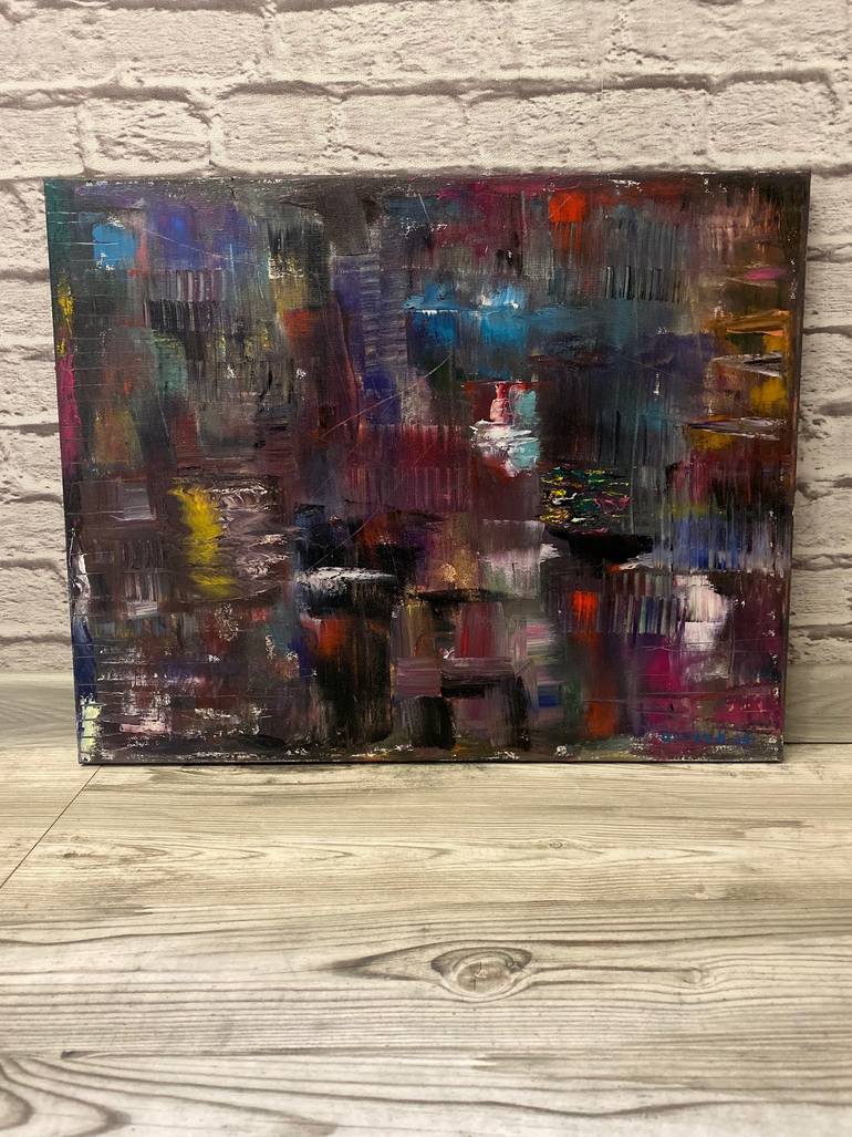 Original Modernism Abstract Painting by Armen Oganyan