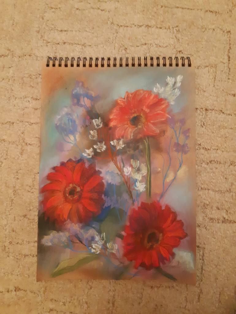 Original Expressionism Botanic Drawing by Ekaterina Kebal