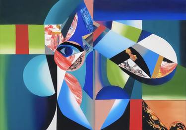 Print of Cubism Portrait Paintings by Daria Paatsch